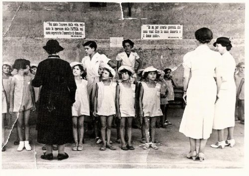 ARC 108 | Colonia elioterapica all'asilo di Romano | Friuli Venezia Giulia | 1936