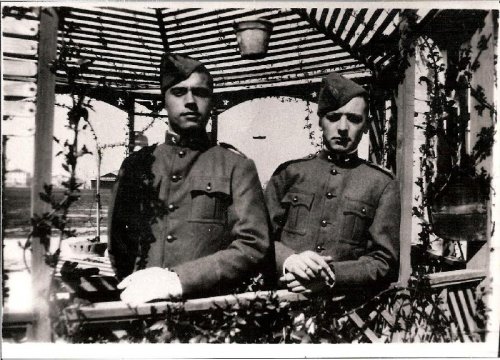 ARC 455 | Silvio Cimolai con un commilitone | Friuli Venezia Giulia | 1930