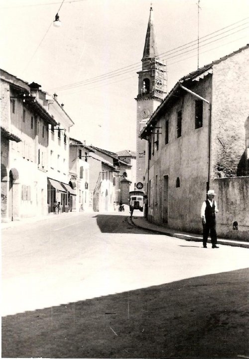 ARC 252 | Campanile di Vigonovo in restauro | Friuli Venezia Giulia | 1956